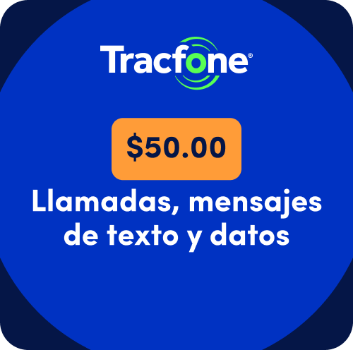 Plan de $50. Llamadas, mensajes de texto y datos.
